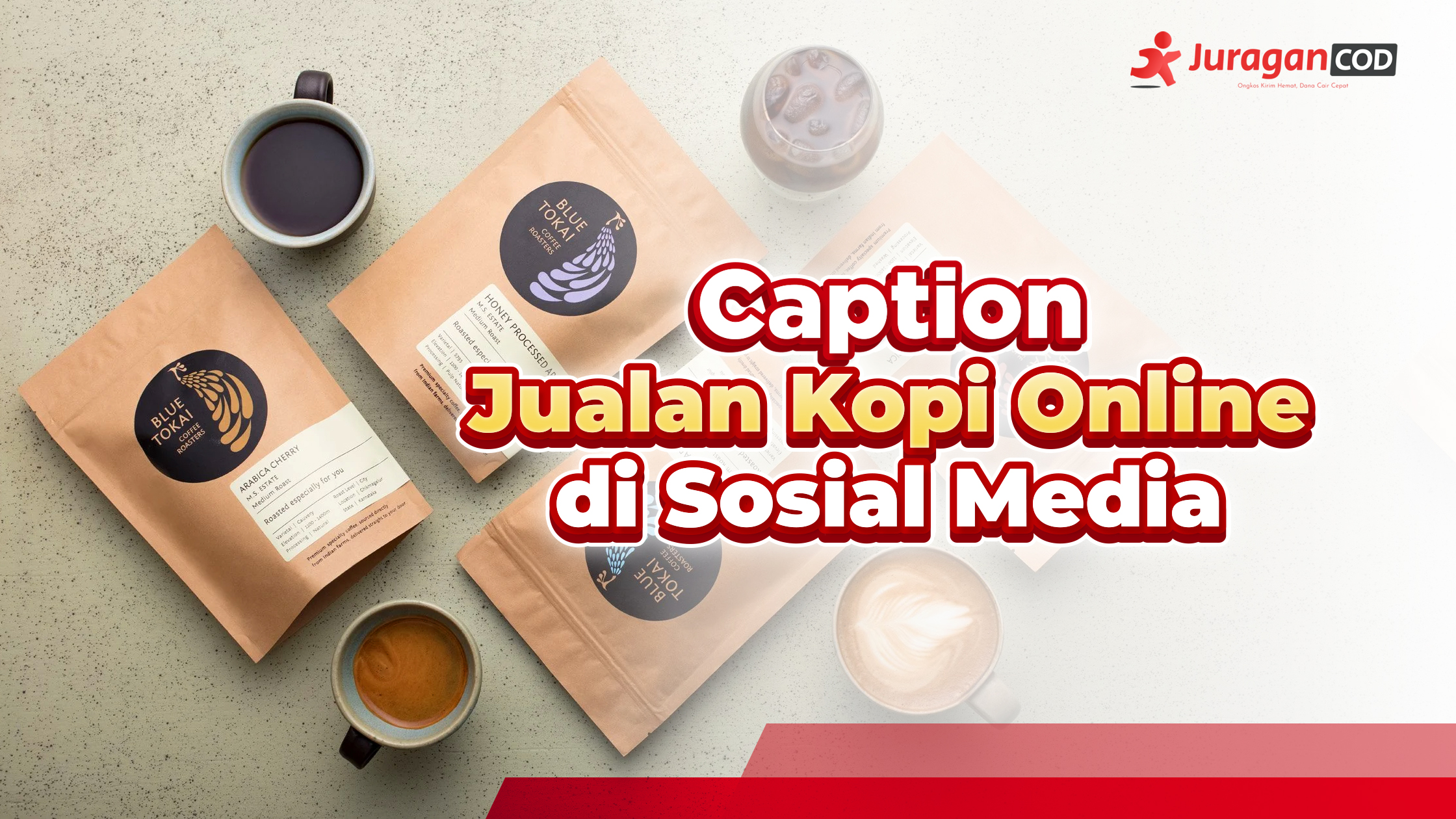 Caption Jualan Kopi Online