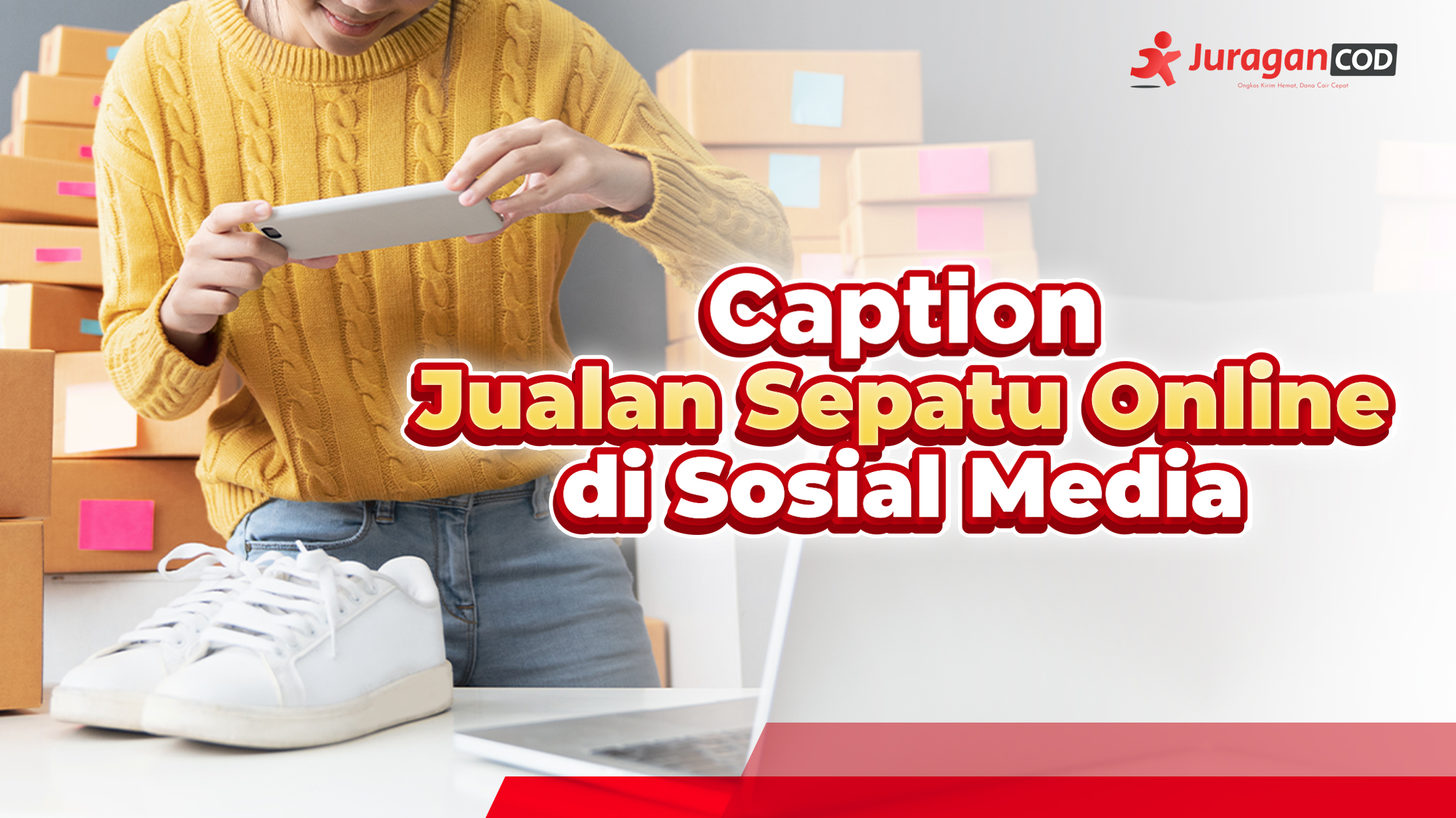 Caption Jualan Sepatu Online