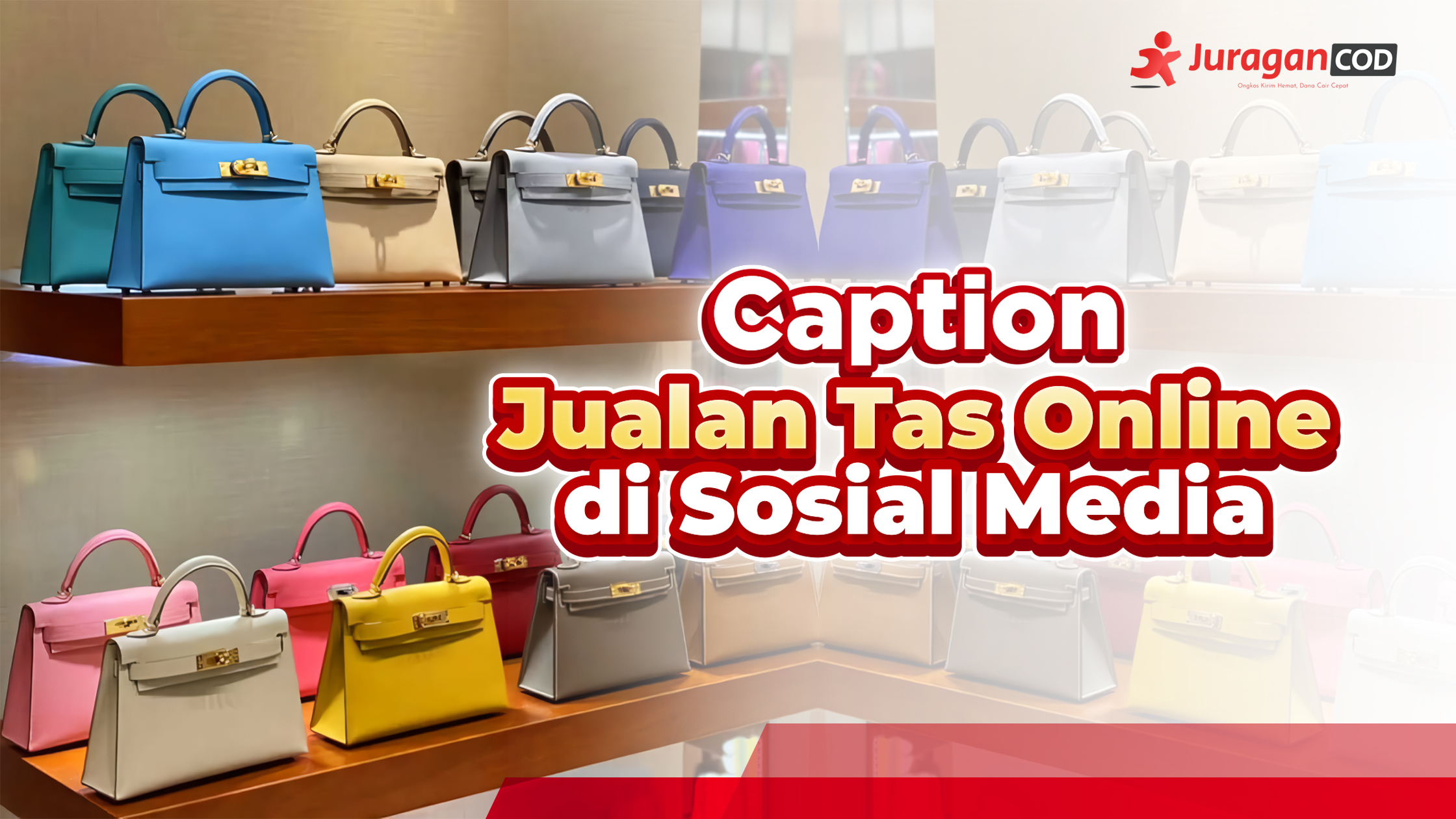 Caption Jualan Tas Online